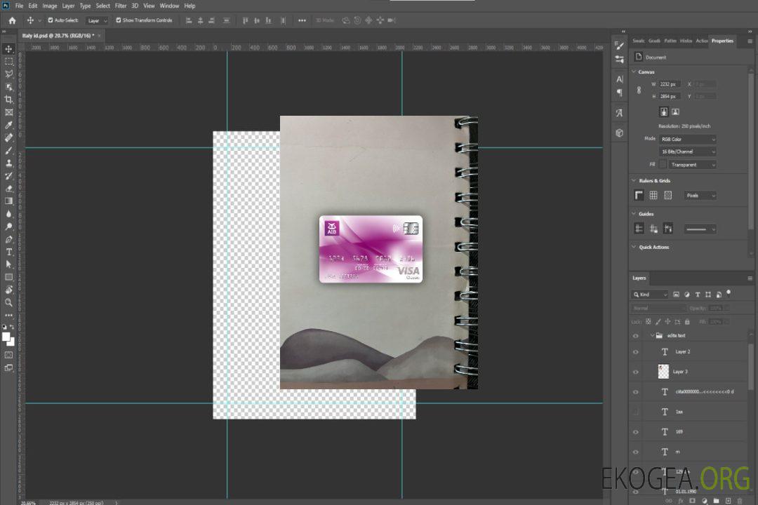 Irlande AIB banque visa carte classique photolook avant template Irlande AIB banque visa carte classique photolook avant template